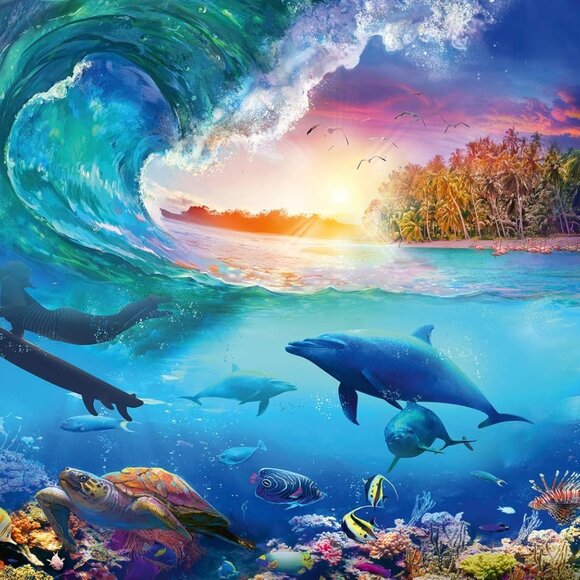 Ravensburger - Catch A Wave - 1000 Piece Puzzle - Picture 2 of 4